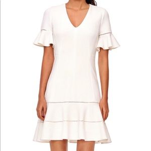 Rebecca Taylor Textured V-neck Dress Size 6